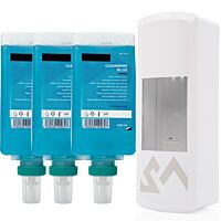 DENALI-A Starter Kit Cleanspire Blue, 3 x 1000 ml (White)
