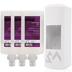 DENALI-A Starter Kit Sanitrust Gel, 3 x 1000 ml (White)