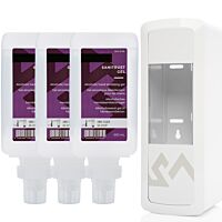 LOGAN-A Starter Kit Sanitrust Gel, 3 x 500 ml (White)