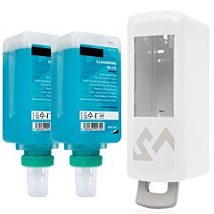 LOGAN-M Starter Kit Cleanspire Blue, 2 x 500 ml (White)