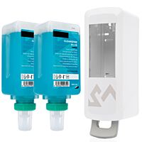 LOGAN-M Starter Kit Cleanspire Blue, 2 x 500 ml (White)