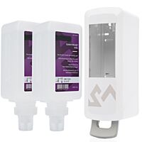 LOGAN-M Starter Kit Sanitrust Gel, 2 x 500 ml (White)