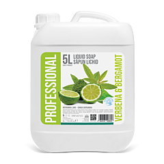 Professional - Liquid Soap Verbena and Bergamot, 5L Canister